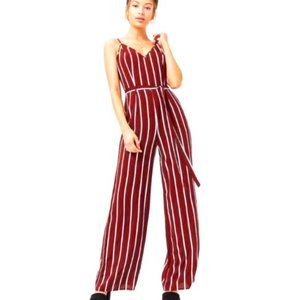 Forever 21+ Burgundy Jumpsuit 2x